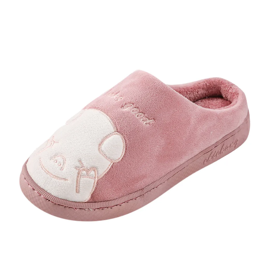 

Winter Slippers Sandals Women Shoes Woman Shoes Women's Mens Couples Warm Slip On Cute Cartoon Floor Home Slippers Indoor Shoes