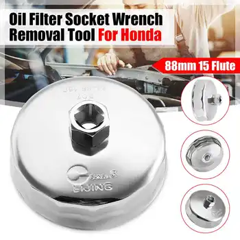 

88mm 15 Flutes Oil Fuel Filter Cap Wrench Socket Removal Tool 907 For Honda I-Dtec Fuel Filter