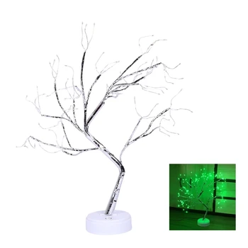 

Simulation LED Tree Desktop Lamp Touch Switch Night Light Lighting Bed Room 449C
