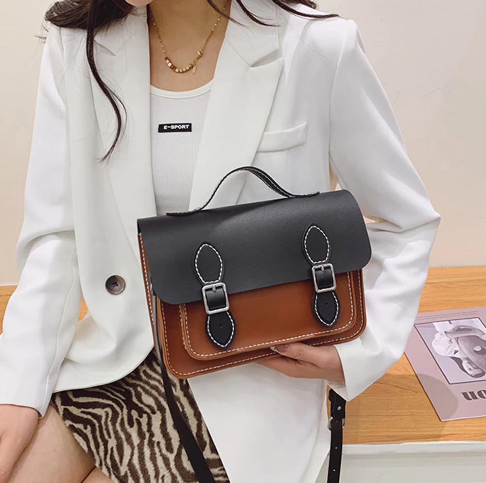 DIY Cambridge Bag Making Material Set PU Leather Handmade Satchel Backpack Handbag Shoulder Bags Crossbody Sewing Accessories