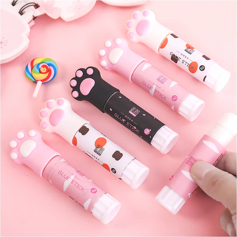 1 шт. милый кот коготь Форма Твердые клеевые палочки Elmers клей Kawaii Канцтовары DIY