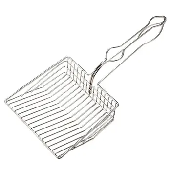 

Cat Litter Scoop Stainless Steel Metal Pooper Scoopers Pets Litter Sand Shovel Dogs Shovel Pet Waste Scooper Poop Cleanning Tool