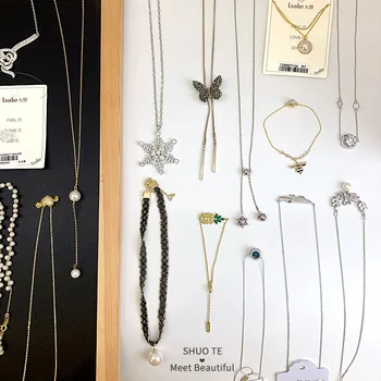 

20 Pcs/lot fashion classical mix random color women alloy necklace lot jewelry wholesale 200801-68