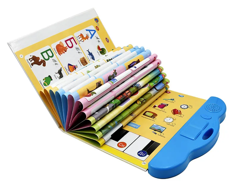 Russian Alphabet Sound Book Educational Toys for Children Russian Language Speaking Books for Kids Russia Preschool Education 4