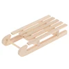 1pc Mini Wooden Sleigh Gift Box Model DIY Christmas Landscape Doll House Accessory 1/12 ► Photo 2/6