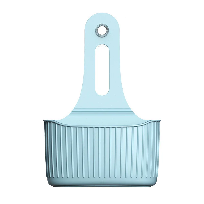 Sky blue Hanging Type Water Tank Hanging Bag Nothing Trace Sucker Kitchen Accept Basket Accept Hanging Bag Tuba Fund - Цвет: Sky blue