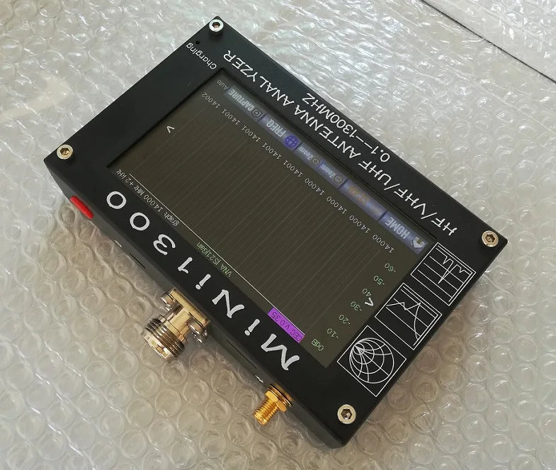 MINI1300 Полнодиапазонный сенсорный векторный антенный анализатор VNA
