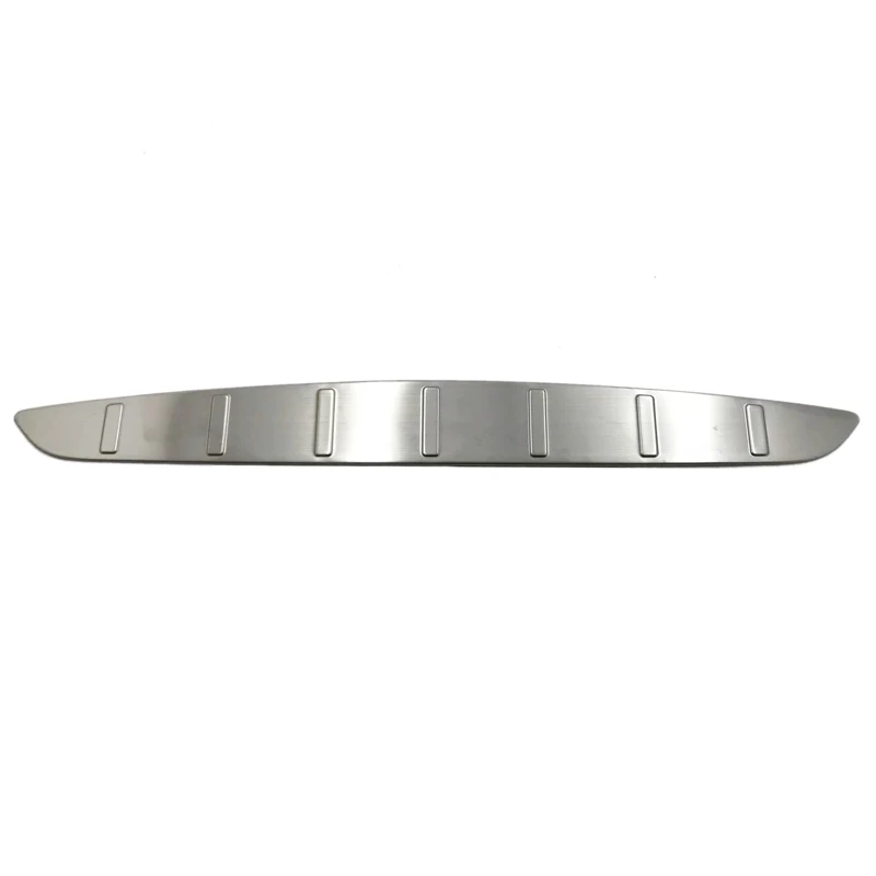 For Tesla Model X- Stainless Front Engine Hood Inner Bumper Plate Protector Cover Car Styling Accessoires