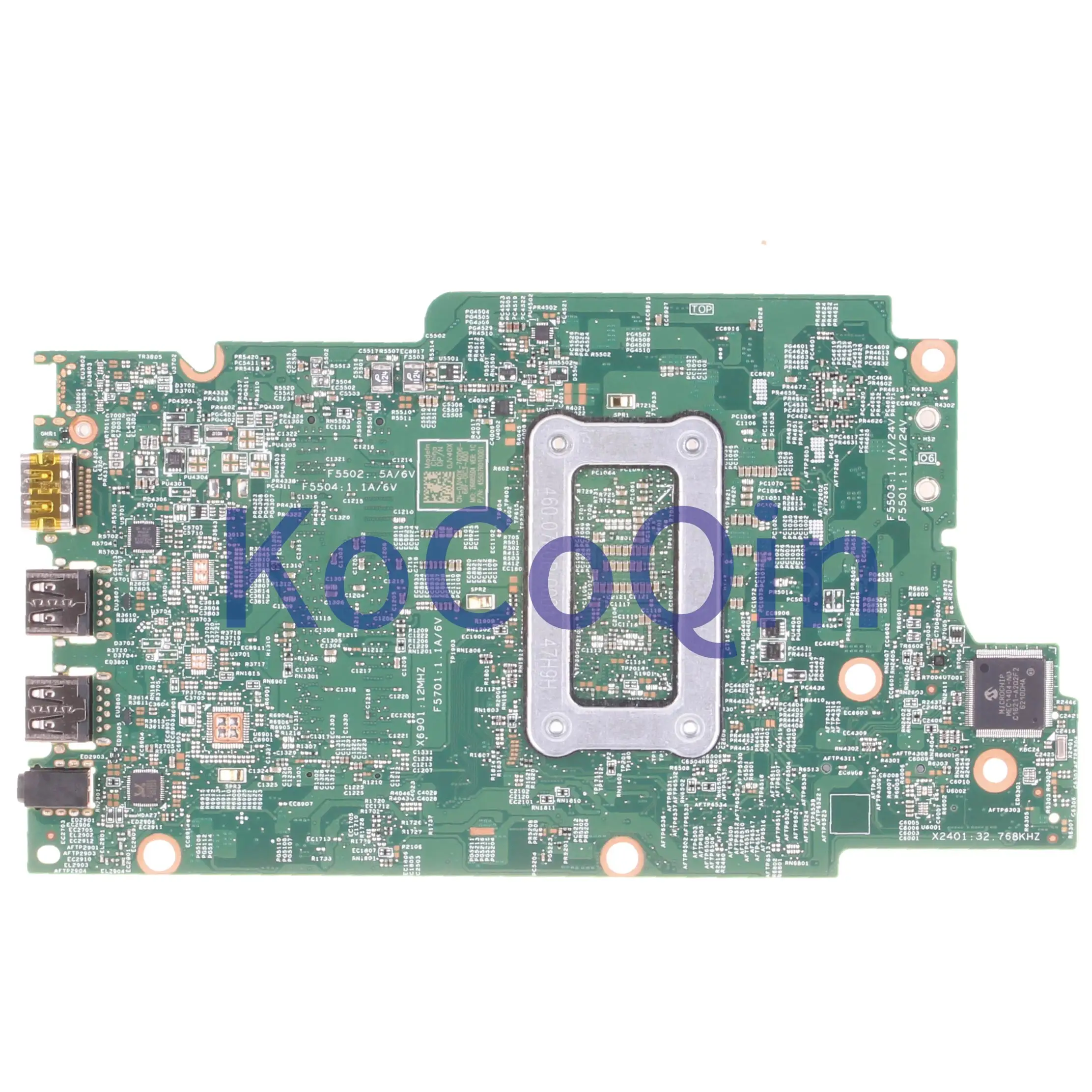 remarkable  KoCoQin Laptop motherboard For DELL 5568 5368 7579 5378 Core SR2EU i3-6100U Mainboard CN-0JV40X 0JV