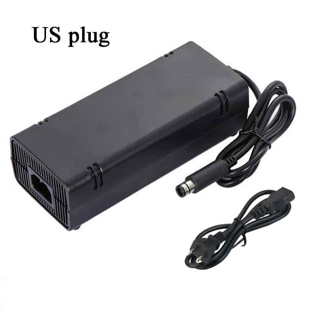 Adaptador de Tomada Eua ue Reino Unido Fonte de Alimentação para Xbox 360 e