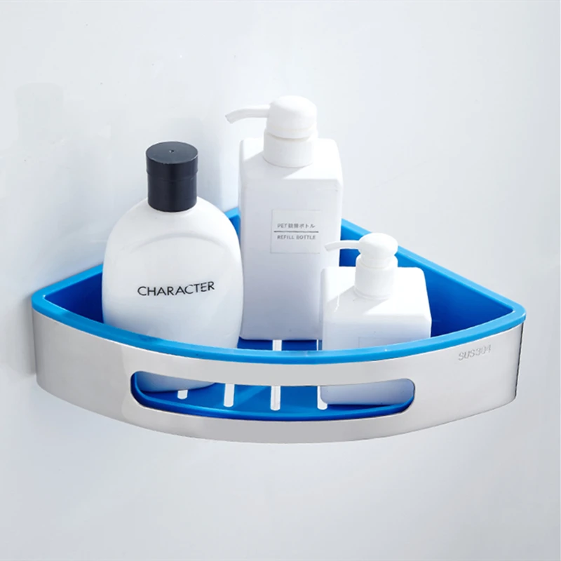 Угловая полка из нержавеющей стали SUS304 органайзер полки для ванной комнаты