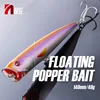 Noeby Hot Model Popper Fishing Lure 8 Colors Top Quality Hard Bait  Professional Artificial Bait Pike Plastic Pescar ► Photo 1/6