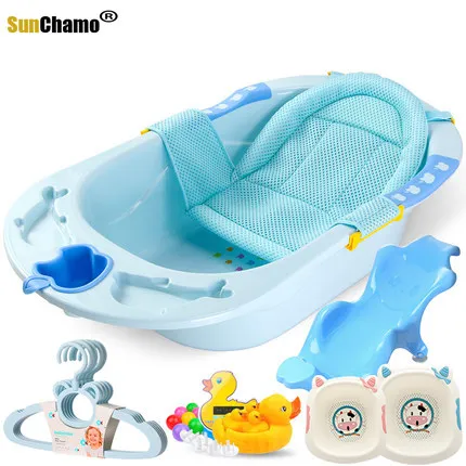 Baignoire Reglable Pour Bebe Fournitures Pour Nouveau Ne Grand Coussin De Douche Epaississant Support De Siege De Securite Aliexpress