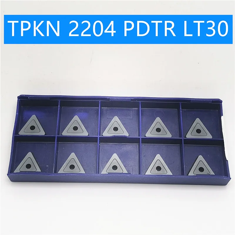 10PCS TPKN2204PDTR LT30 Carbide Insert Turning Tool Turning Milling Cutter CNC Cutting Tool Slot Cutting TPKN2204 PDTR