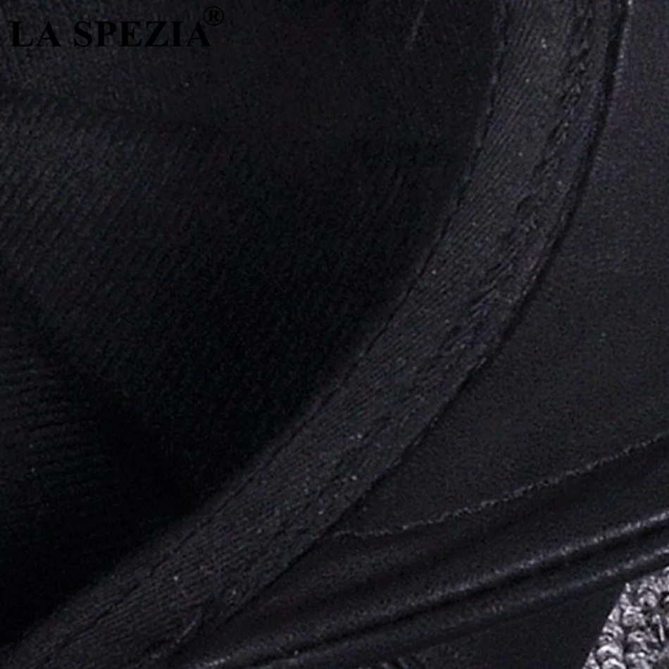 LA SPEZIA Newsboy кепки-береты женские черные из натуральной кожи Восьмиугольные шляпы женские из натуральной кожи весна осень классические шапки художника