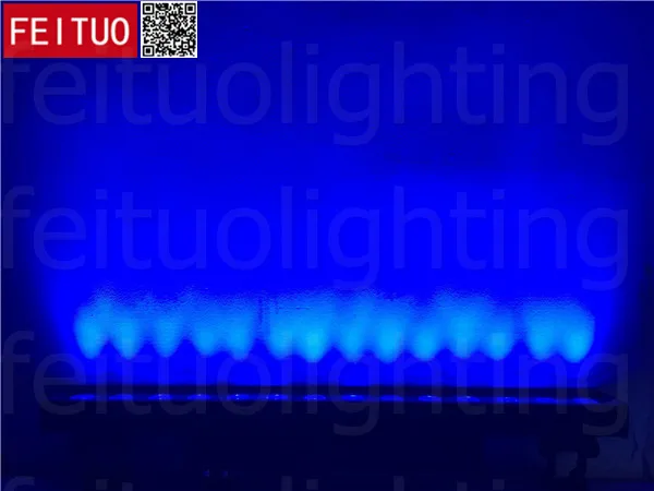 E-12pcs с чехол для наружного использования IP65 Dot 14x30w трехцветный RGB 3 в 1 светодиодный настенный светильник