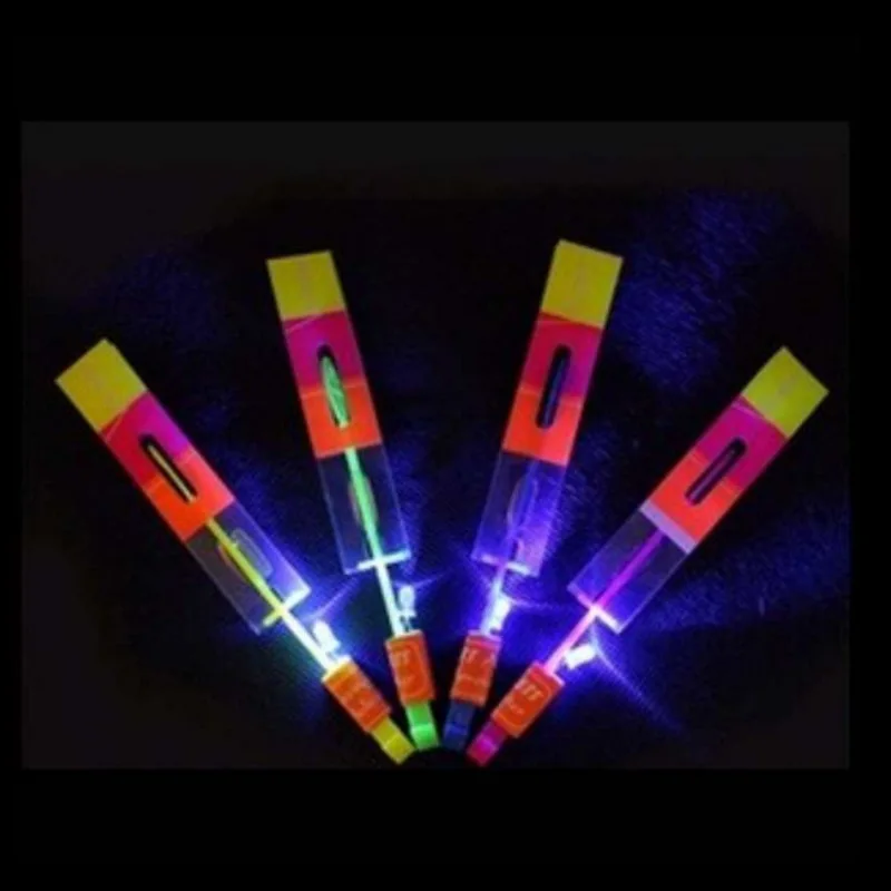 

3-Generation Enhanced Version of Magic Helicopter Airplane Flash Arrows FEIJIAN Toy Ejection Arrows Rubber Band Arrows