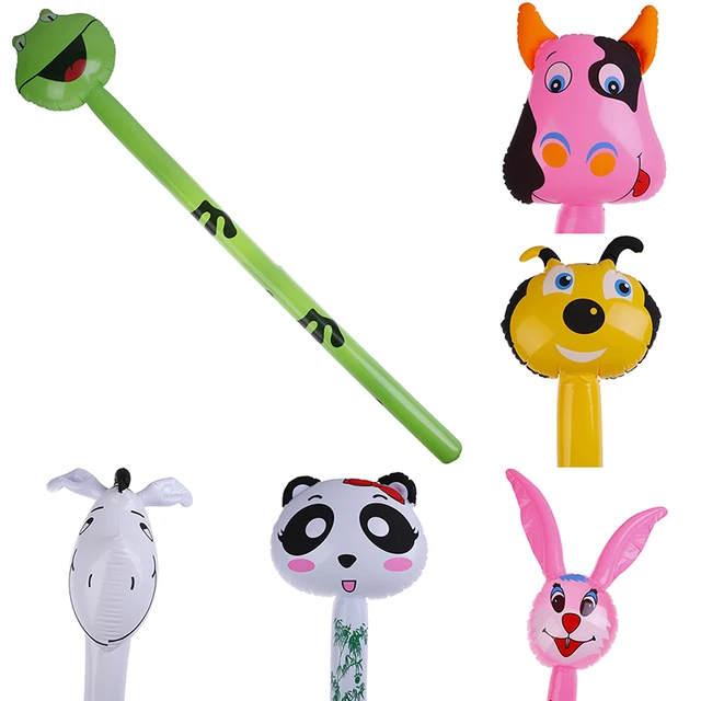 Long Cartoon Random Animal Balloon Inflatable Animal Inflatable Hammer No Wounding Stick Balloon Toys for Children Gift 6