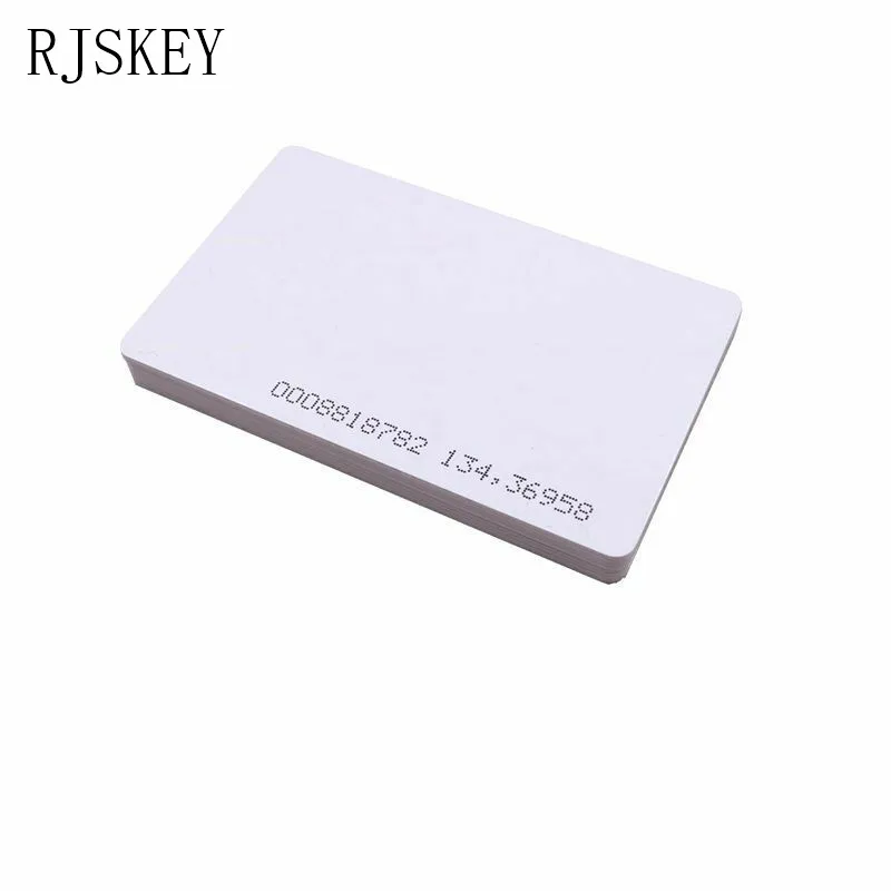 100 шт. RFID 125 кГц EM4100 TK4100 пустая смарт-карта ID Толстые карты EM ID значок для система учёта времени