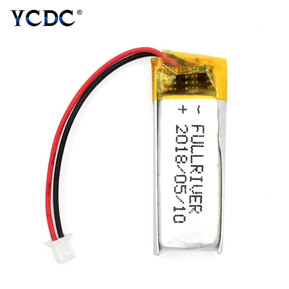 YCDC 3,7 V 130mAh литиевая батарея 501230 для MP3 Bluetooth гарнитура камера ручка