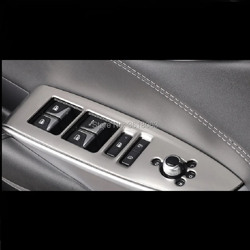 Для Changan CS75 Plus ABS Хромированная Внутренняя дверь, окно, переключатель, крышка, стекло, Лифт, кнопка управления, панель, планки, автомобильные аксессуары