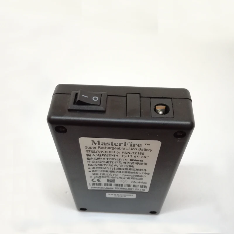 MasterFire супер перезаряжаемый полимерный литий-ионный аккумулятор DC 12V 1800mAh аккумулятор для камеры видеонаблюдения передатчик YSN-12180