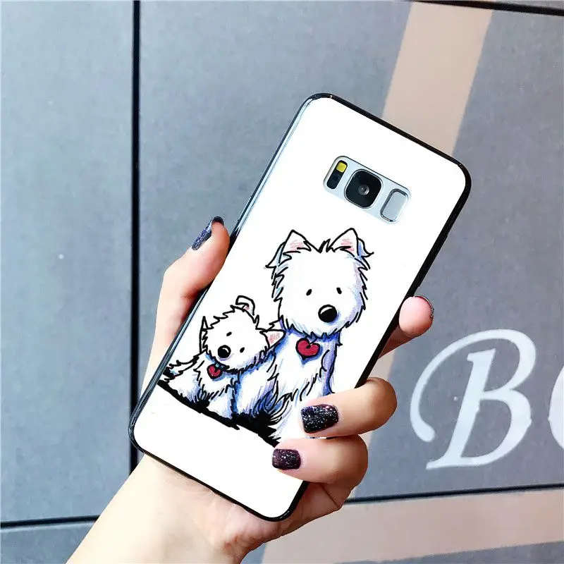 Cute Cartoon yorkshire terrier dog puppy