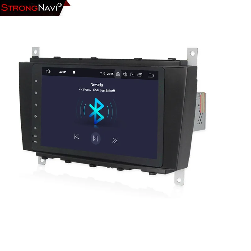 Perfect IPS DSP 4+64G  Android 9.0 2 DIN Car DVD GPS player For Benz W203 W209 W219 A-Class A160 C-Class C180 C200 CLK200 radio stereo 3