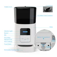 6L Large Capacity Intelligent Wifi Automatic Pet Feeder For Pet Cats Dogs Smart Food Dispenser APP Timer Pet Feeding Bowl 3
