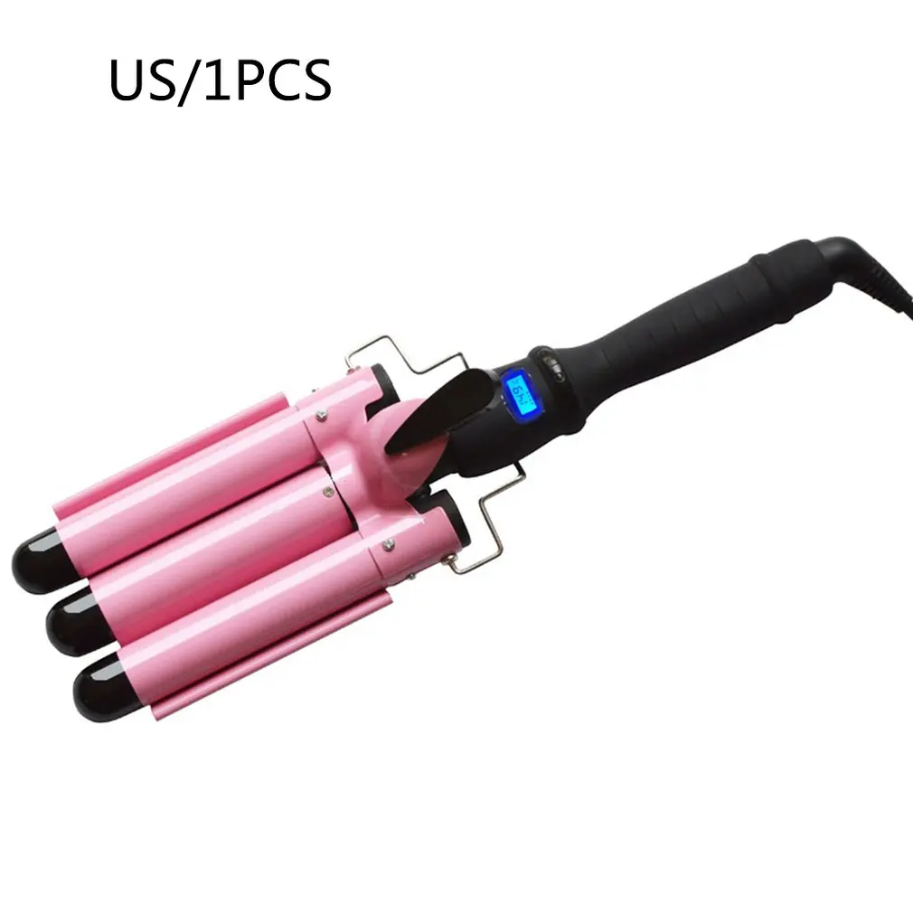 

Professional Curling Iron Ceramic Triple Barrel Hair Styler Hair Waver Styling Tools 110-240V Hair Curler Electric Curling