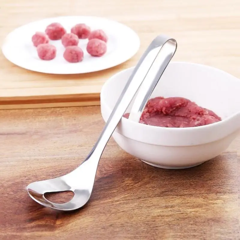 20*6 см антипригарный Meatball Maker нержавеющая сталь полировальный кухонный мясной ложка-шарик пресс-формы кухонный гаджет инструмент для мяса