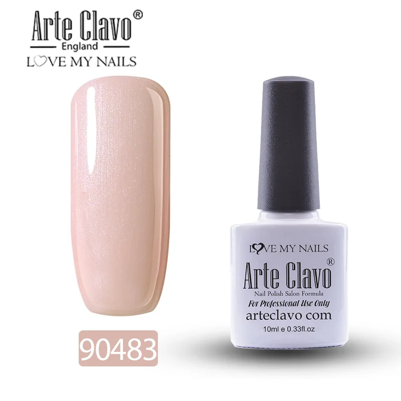90483 Arte Clavo Гель-лак для ногтей дизайн УФ 10 пилка для ногтей длительный Гель-лак Lucky розовый цвет Гибридный гвоздь искусство - Цвет: 90483