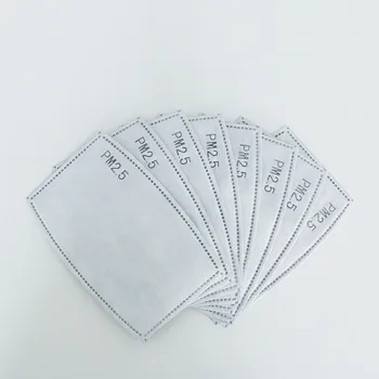 

5 Layers Protective Filter Breathing Mouth Mask Filter for Outdoor Act