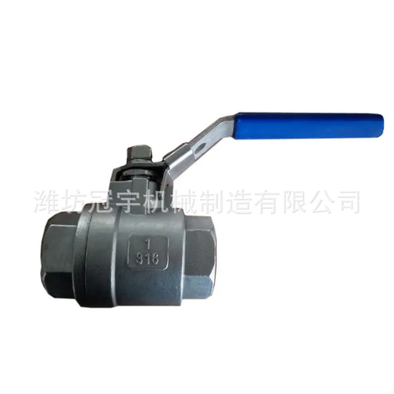 

Stainless Steel 304 Internal Thread Two Piece Screw Manual 1 Inch Ball Valve