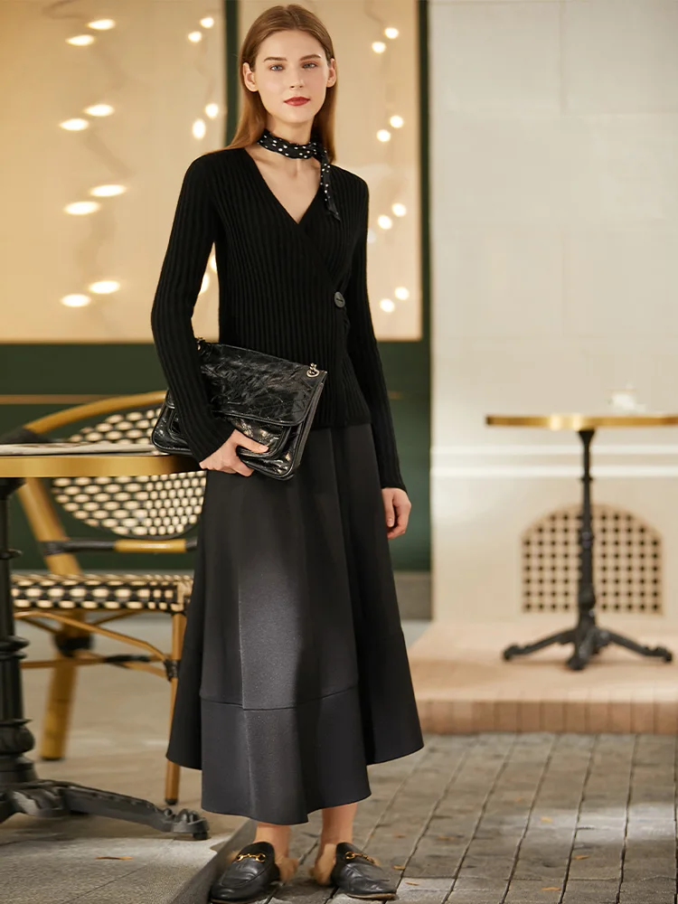 Amii Minimalism French Style Fashion Sweaters For
