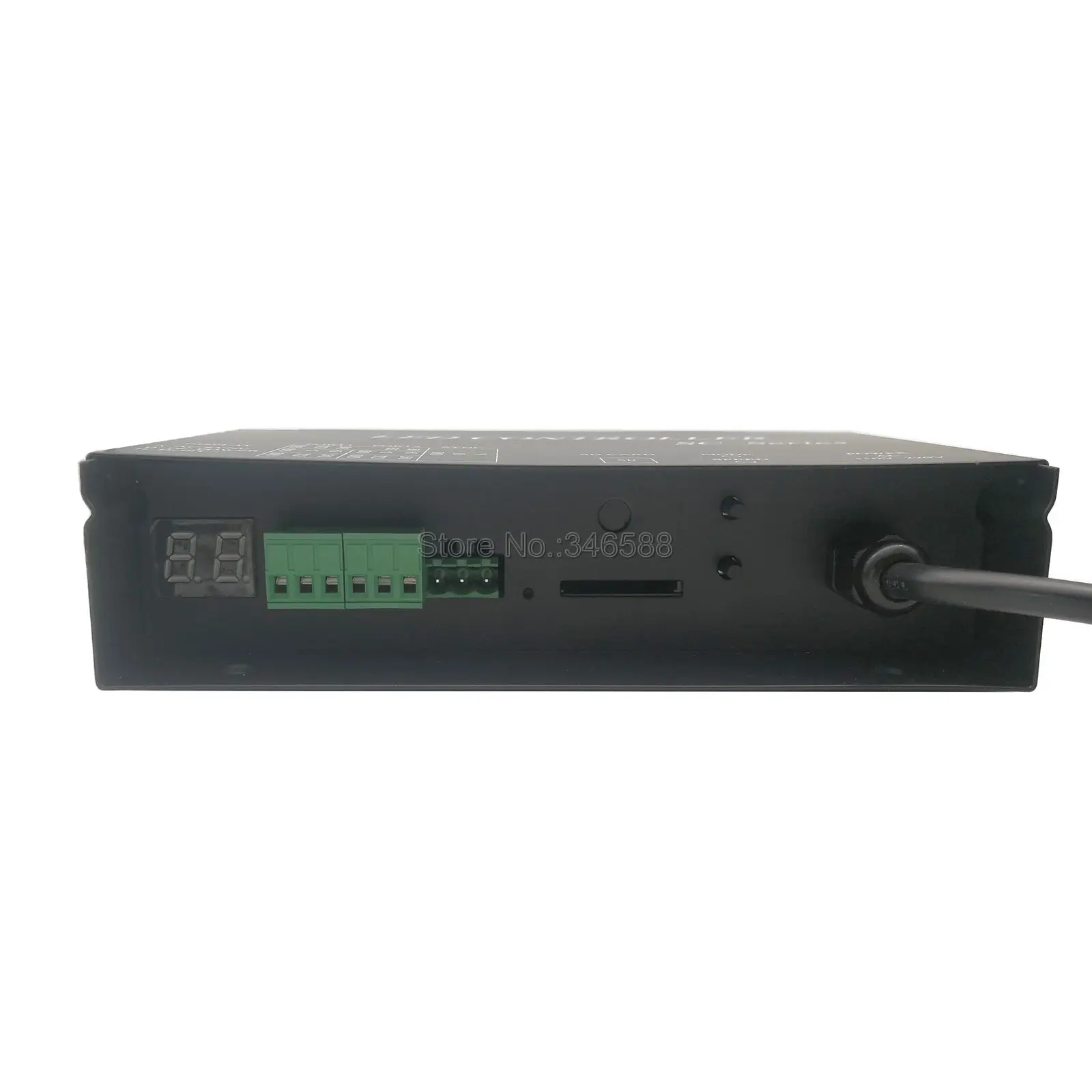 H803SC SD карта светодиодный контроллер с поддержкой музыки DMX512, WS2812 и т. Д. Вход для микрофона и аудиокабеля максимум 4096 пикселей