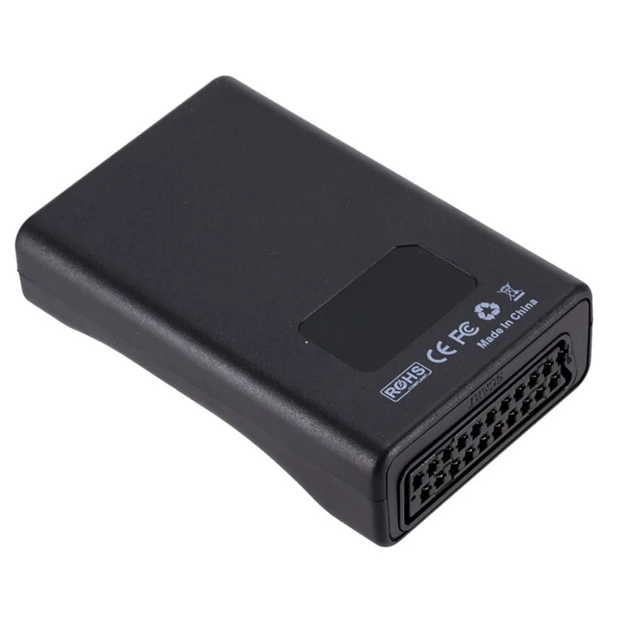 Переходник HDMI-Scart AV адаптер HDMI in scart out поддерживает Вход HDMI до 1080 P/60 hz(видео+ аудио поддерживается через Scart