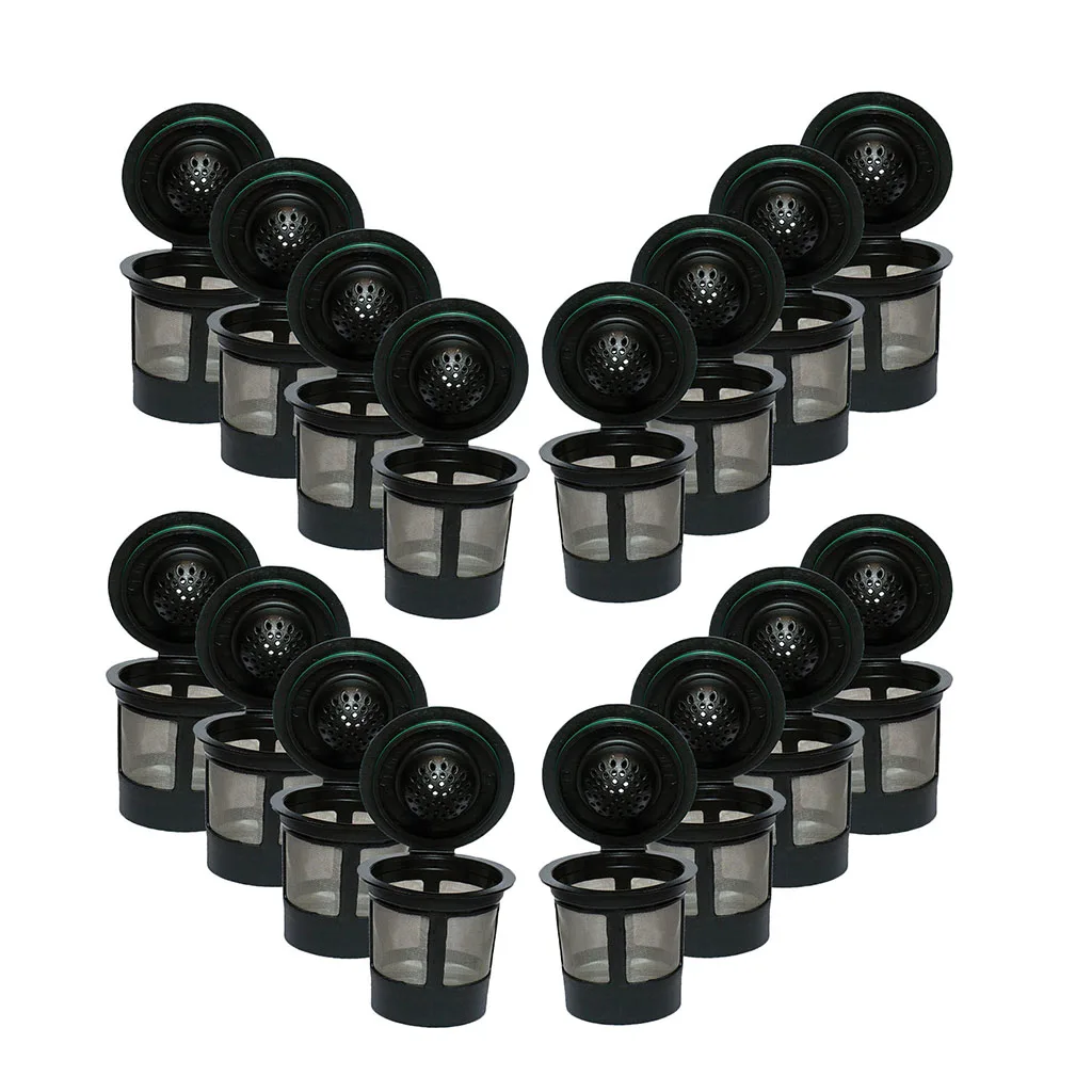16 шт. кофейные фильтры для многократного использования K Cups Pod Universal Fit пивоварения