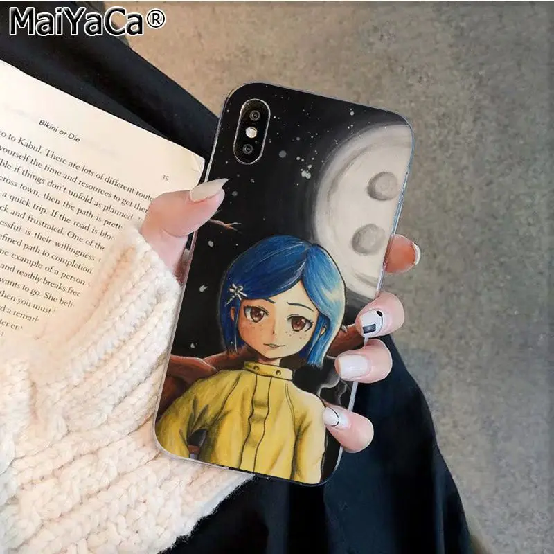 MaiYaCa Coraline и Волшебная Дверь рукоделие принт рисунок телефона чехол для Apple iphone 11 pro 8 7 66S Plus X XS MAX 5s SE XR