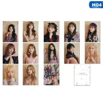 

13PCS/Set New KPOP IZONE 1st Album BLOOMIZ Lomo Photo Card PVC Cards Self Made Card Photocard
