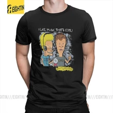 Beavis And Butthead футболки из хлопка с коротким рукавом футболки Awesome MensT модные футболки с круглым вырезом Большие размеры забавные