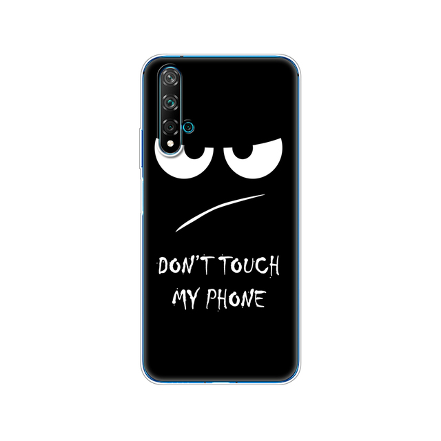 For Huawei Nova 5T Case Soft TPU Back Silicon Phone Cover For Nova5T 5 T YAL-L21 6.26'' Fundas Coque Bumper Skin shockproof