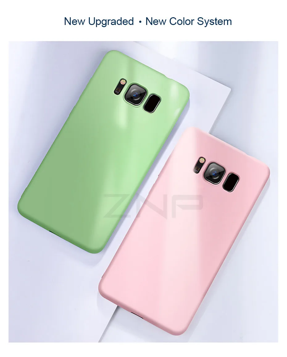 Мягкая накладка из жидкого силикона чехол для samsung Galaxy A10 A20 A30 A40 A50 A70 A20E J4 J6 J8 A6 Note8 9 10 S8 S9 S10 плюс S10e