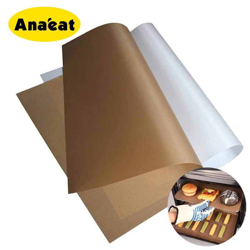 

ANAEAT Baking Mat High Temperature Resistant Sheet Pastry Baking Oil paper Heat-resistant Pad Non-stick for Outdoor BBQ