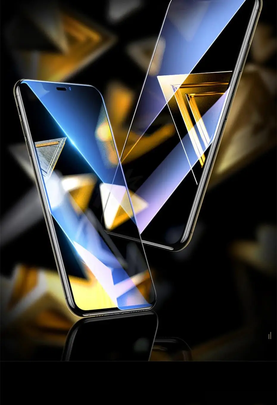 Защитное стекло для iPhone X XR XS MAX противоударное для iPhone 8 7 6 6s Plus Защитное стекло для экрана X XR изогнутые края