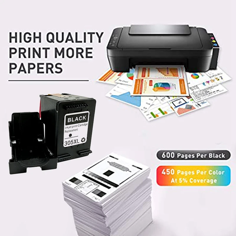 305xl Ink Cartridge For Hp 2700 2710 2720 2721 2722 2723 4110 4120 4122 4130 Printer Cartridge - Toner Cartridges - AliExpress