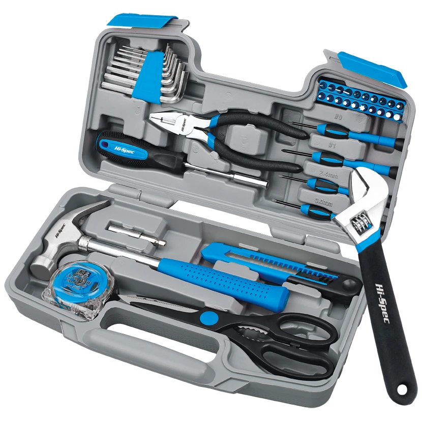 

Hi-Spec 40 Piece Home Tool Set Household DIY Tools Kit including Wrenches Screwdrivers Set and Most Reached for Hand Tools
