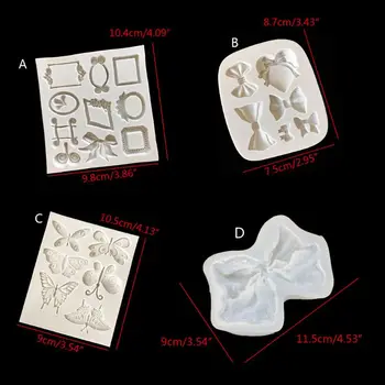 

Bow Tie Collection Silicone Mold Fondant Sugarcraft Mould Jewelry Baking Tools