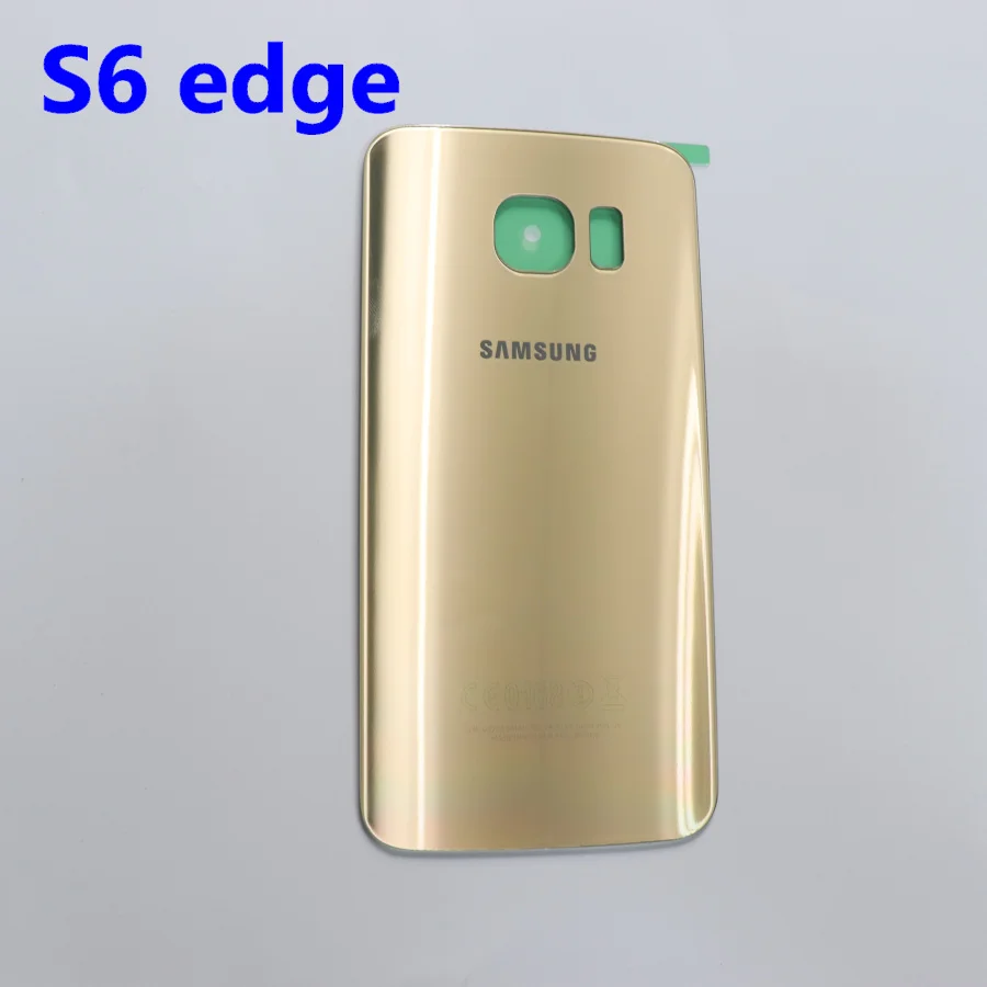 SAMSUNG Galaxy S6 S6edge задняя 3D стеклянная крышка батареи Корпус чехол Замена для SAMSUNG GALAXY G920F G925F G920 G925 SM-G920F