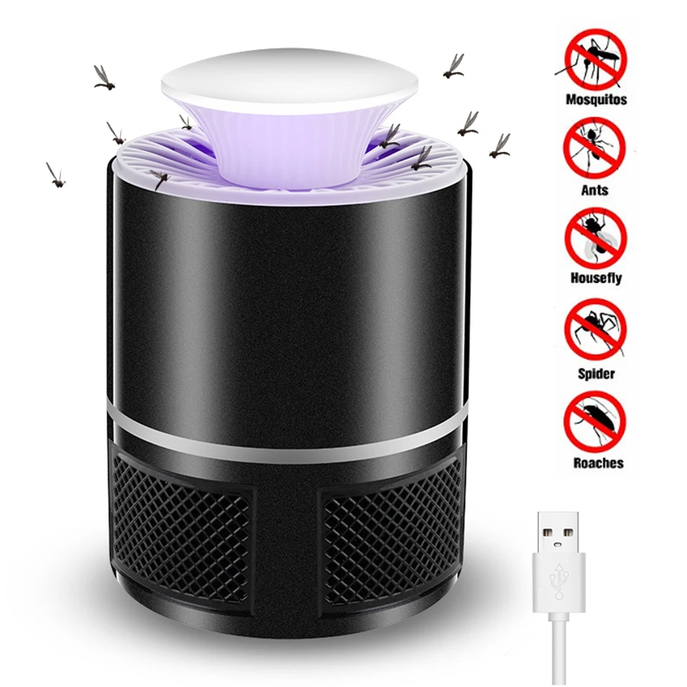 Анти moustique moskito killer электрическая лампа от комаров, безопасная от комаров, USB, светодиодный светильник от насекомых для дома